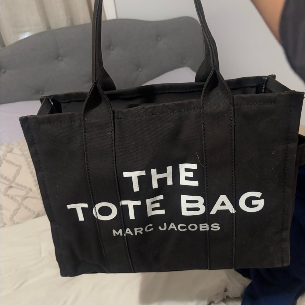 Large Marc Jacob Tote Bag - Black ( THE CANVAS
LARGE TOTE BAG) , Only $130